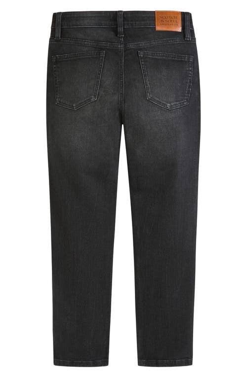 Scotch & Soda Kids' Five-pocket Loose Tapered Fit Jeans In Multi