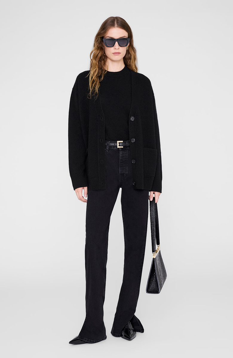 ANINE BING Roy Jean, Alternate, color, Vintage Black