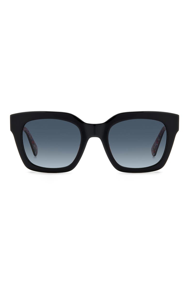 camryns 50mm gradient polarized square sunglasses, Main, color, 0807-WJ