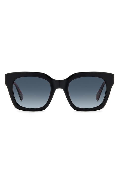 camryns 50mm gradient polarized square sunglasses
