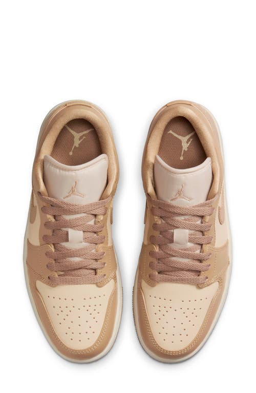 Jordan Air 1 Low Sneaker In Rattan/desert Camo/sail