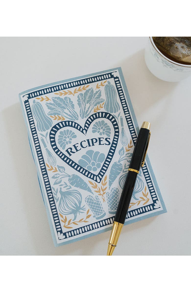 Matr Boomie Khaana Recipe Journal Light Blue - recycled paper, Alternate, color, Light Blue