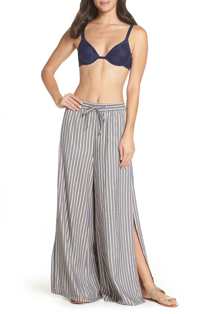 Onia Chloe Wide Leg Cover-Up Pants, Main, color, 