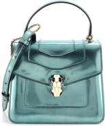 Pre-Owned Bvlgari Serpenti Top Handle Bag Patent Small