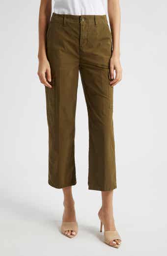 Zoella Stretch Cotton Crop Cargo Pants