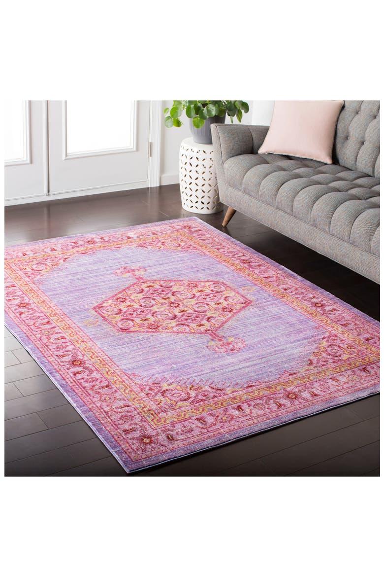 Home Germili Medallion Area Rug, Alternate, color, BRIGHT PURPLE