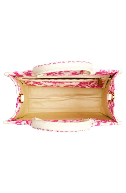 Versace Small Barocco Raffia Tote