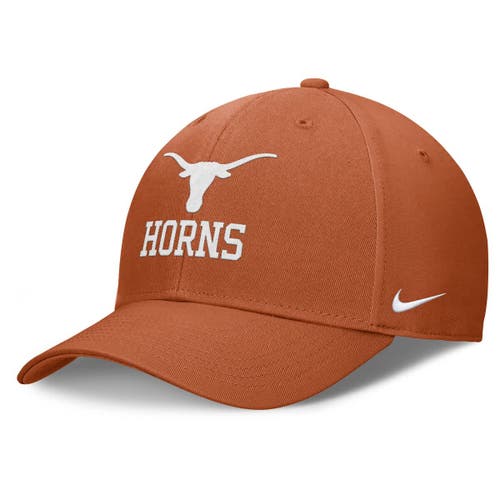 Nike Texas Orange Texas Longhorns Campus Club Adjustable Hat In Brown