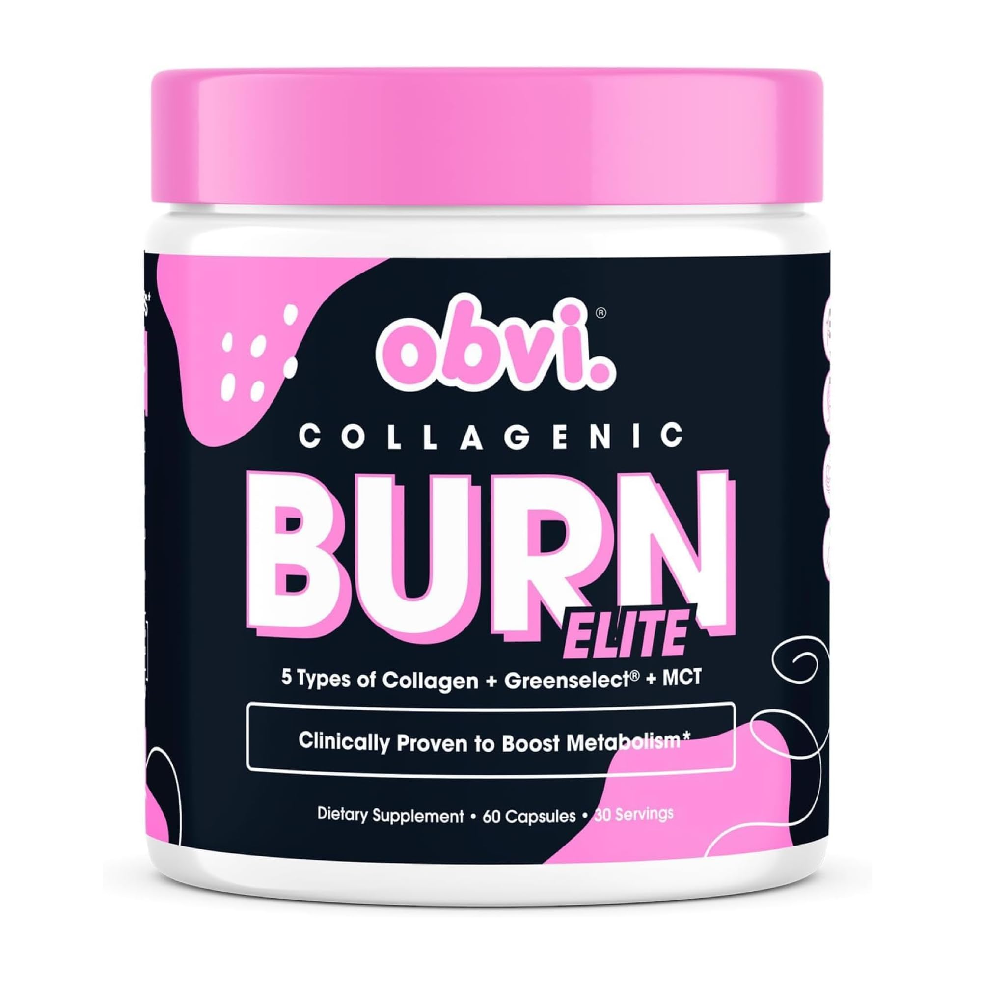 Obvi Burn Elite Collagen Supplement Metabolism (Women) | Nordstrom