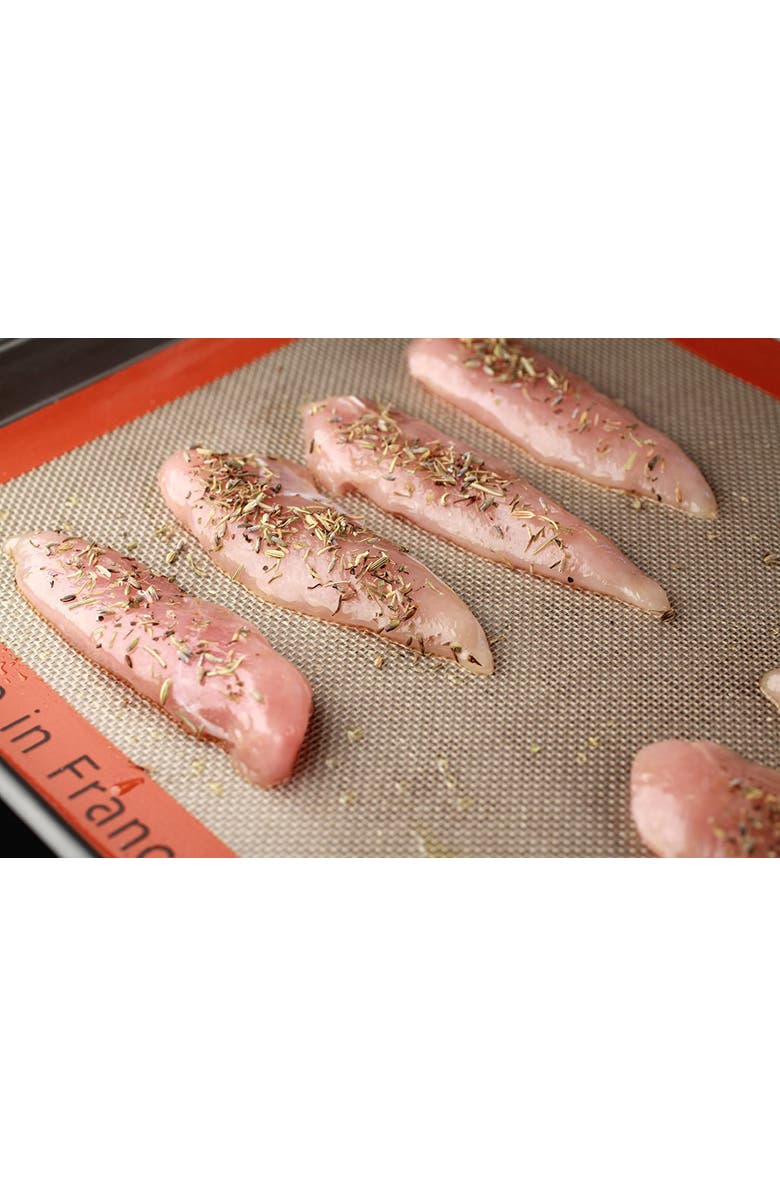 Silpat Roul'Pat Jumbo Size Countertop Roll Mat, 31.5 x 23 Inch, No Serigraphy, Alternate, color, Orange