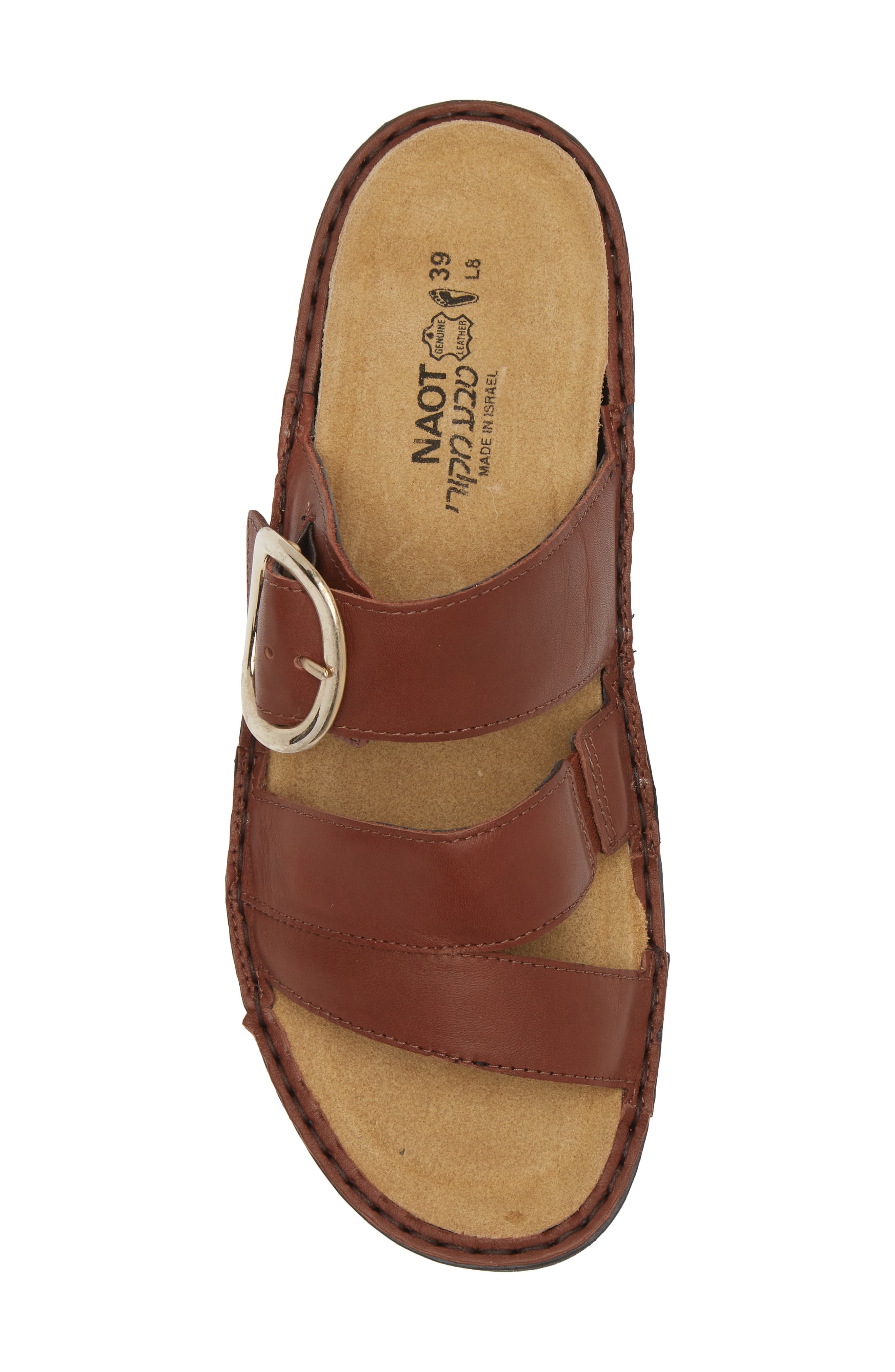Frey Sandal, Alternate, color, SOFT CHESTNUT LEATHER
