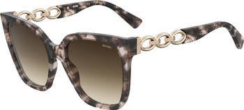 55mm Gradient Cat Eye Sunglasses