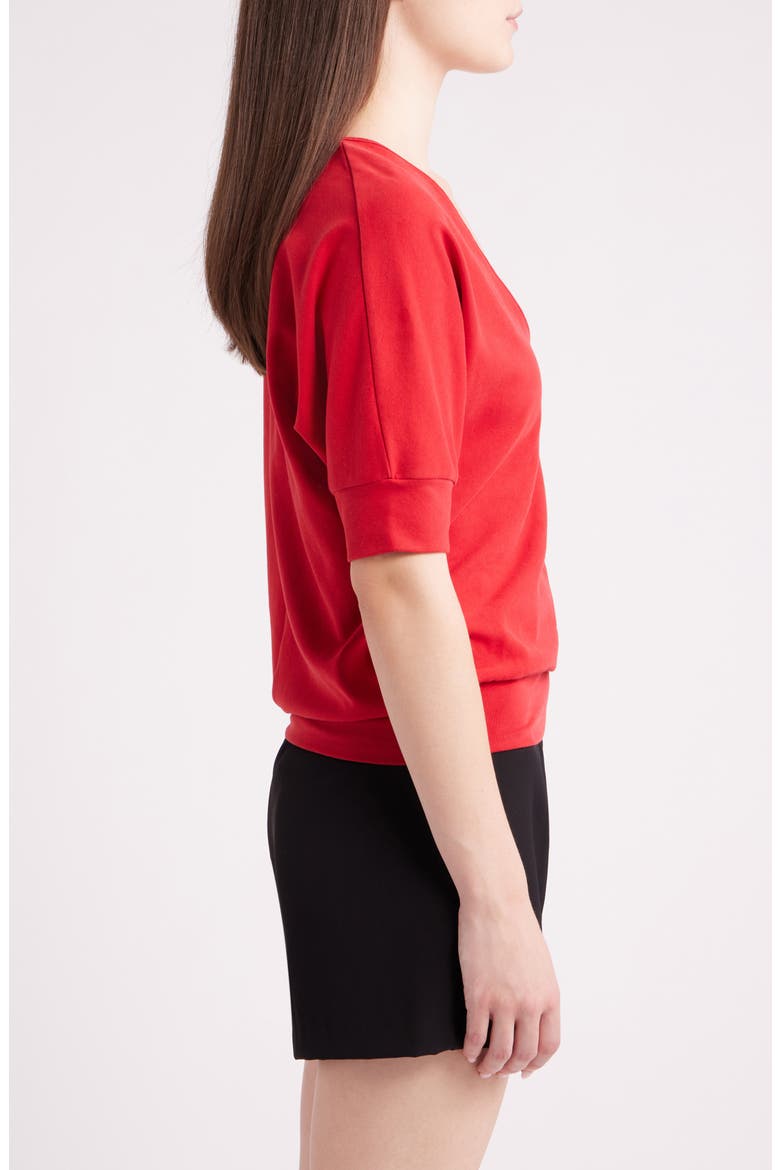 Logan Scoop Neck Top, Alternate, color, CHERRY