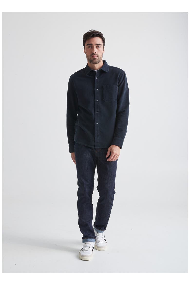 No Sweat Moleskin Shirt, Alternate, color, Navy