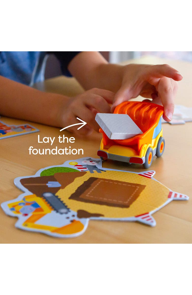 HABA My Very First Games Building Site, A Cooperative Learning Kids Game, Toddler Learning Activities & Games for 2+ Year Olds with Included Toy Truck, Alternate, color, Multi