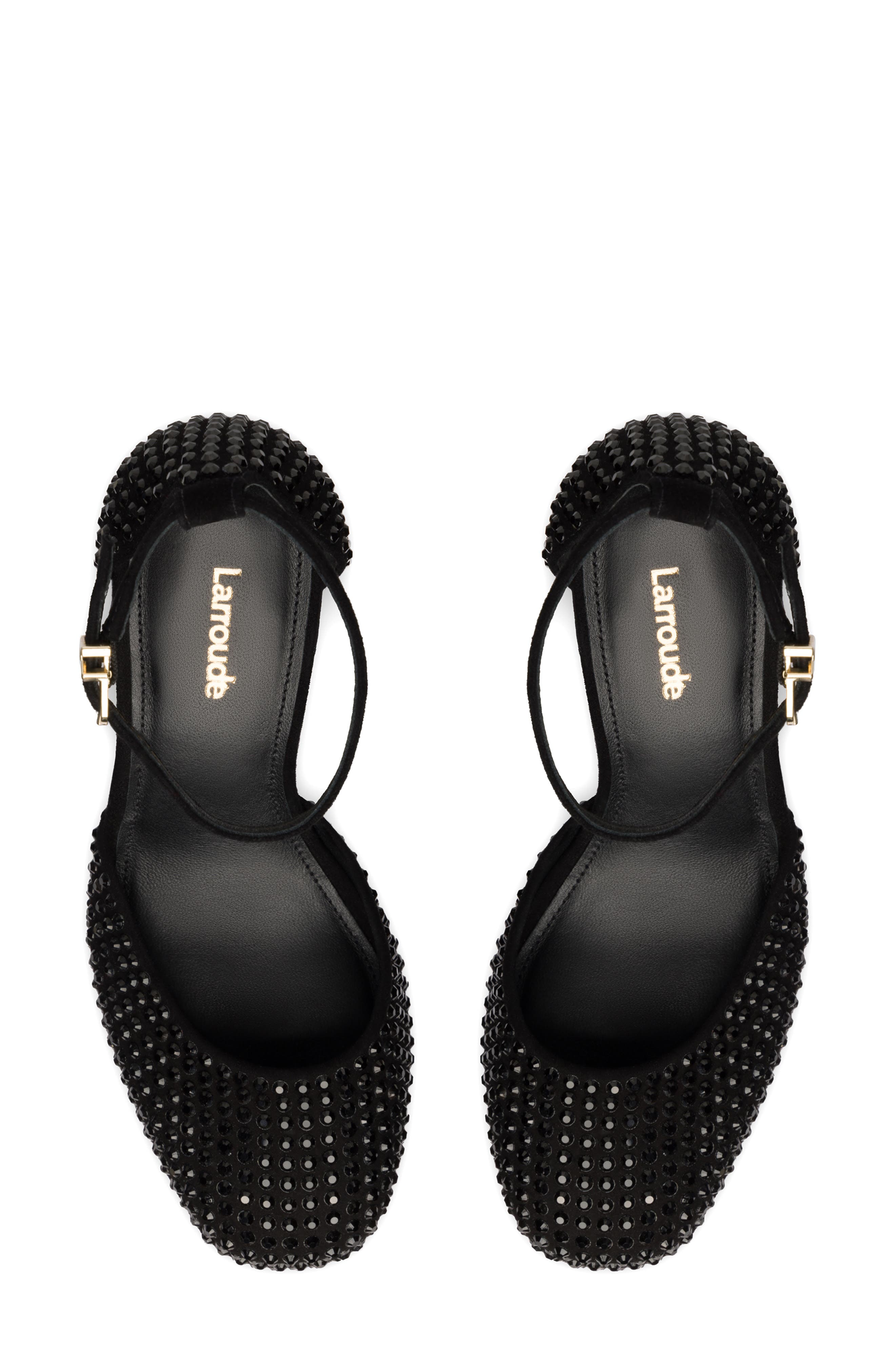 Ari Ankle Strap Platform Pump, Alternate, color, BLACK CRYSTAL