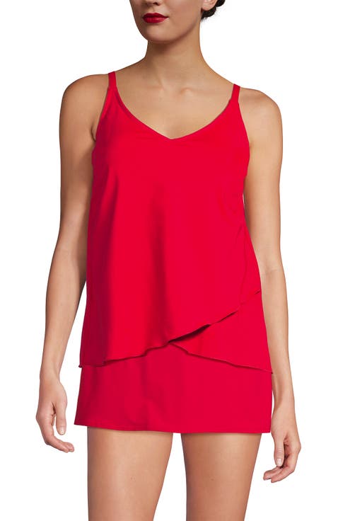 Tulip Hem Tankini Top