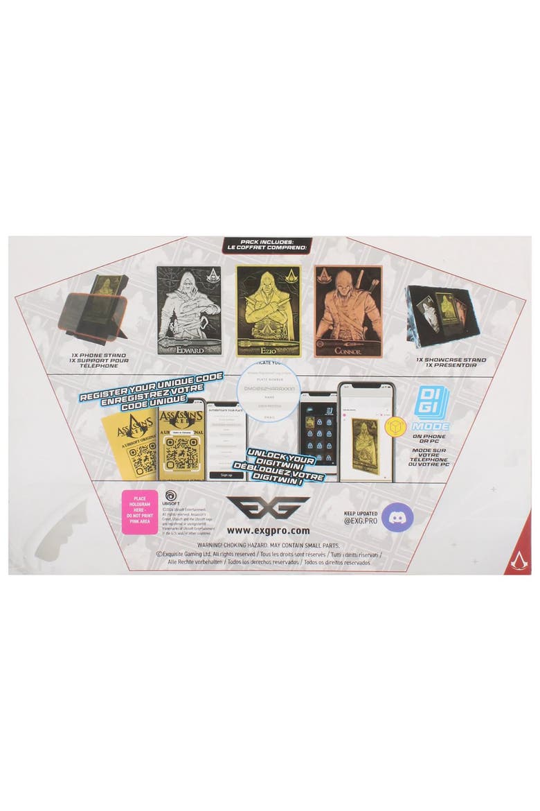 Digiplate Starter Pack Assassins Creed Assassins, Alternate, color, Multicolored