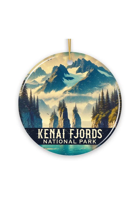 Kenai Fjords National Park Alaska Coastal Ornament
