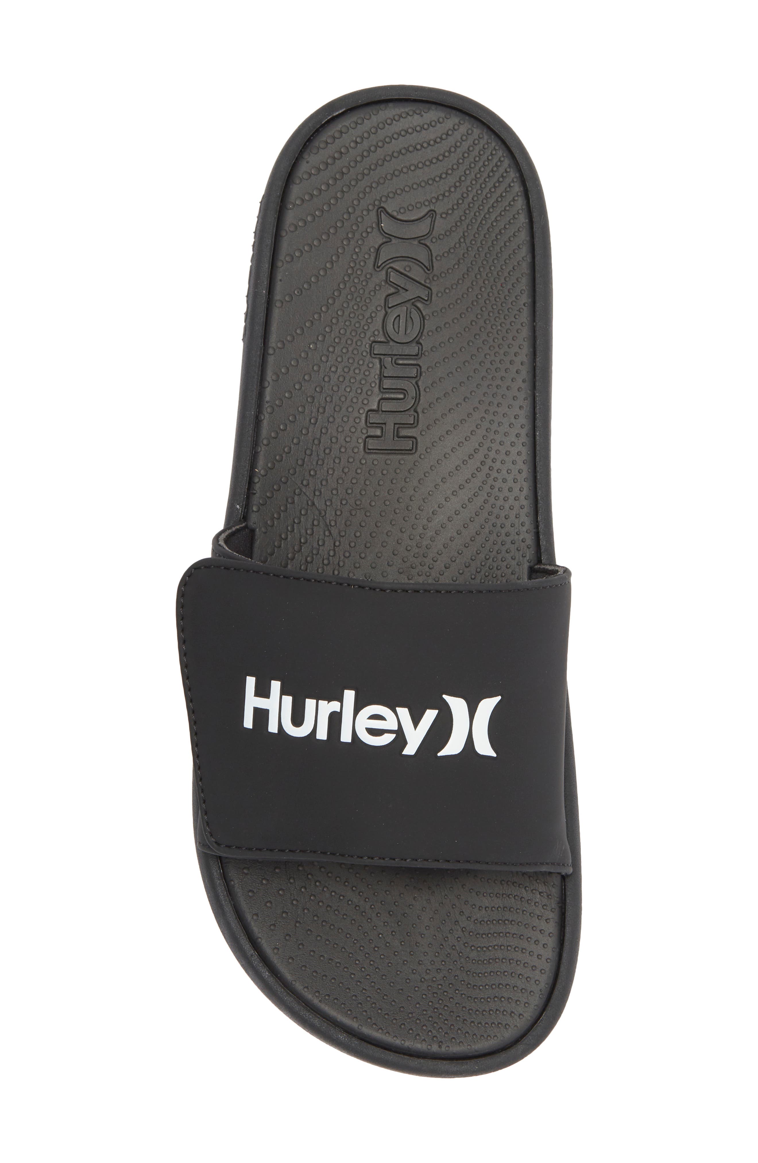 Hurley Logo Slide Sandal, Alternate, color, 