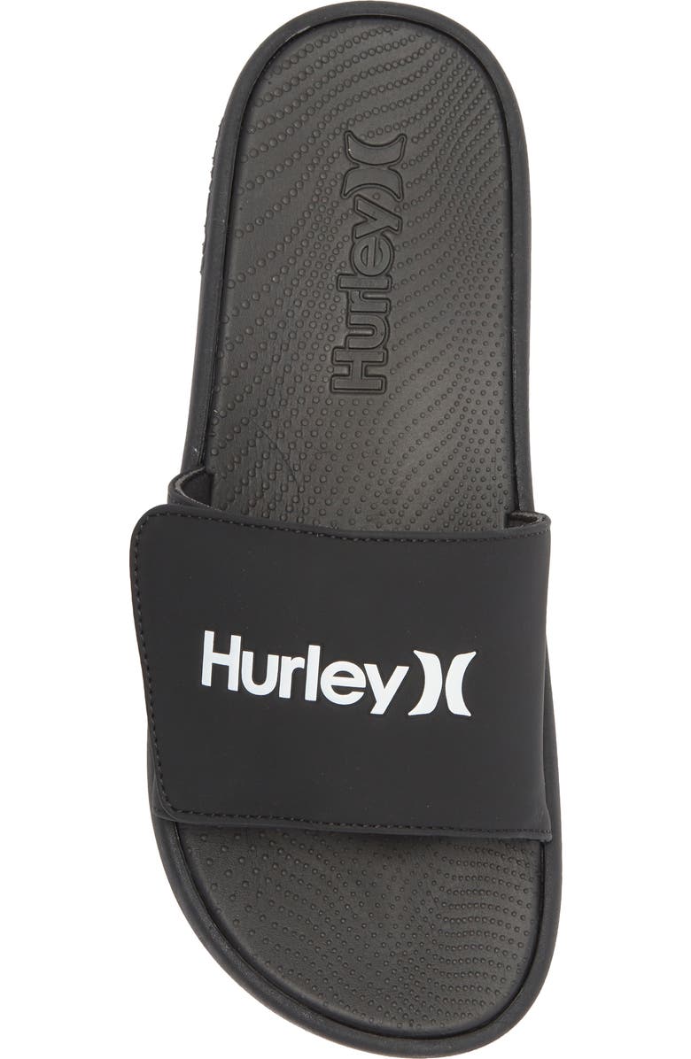Hurley Logo Slide Sandal, Alternate, color,