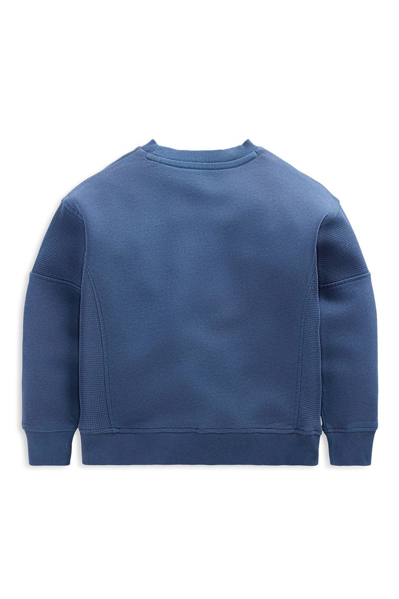 Kids' Waffle Mix Sweatshirt, Alternate, color, BLUE