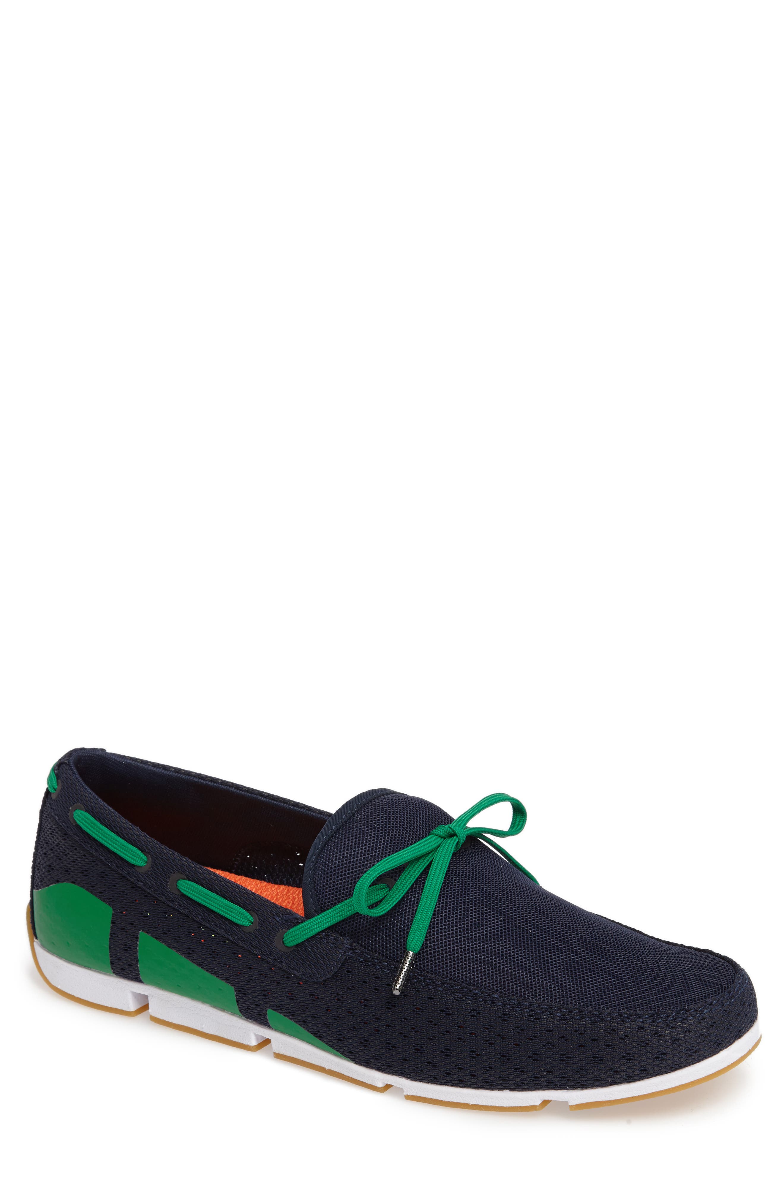 'Breeze' Slip-On, Main, color, NAVY/ GREEN/ WHITE