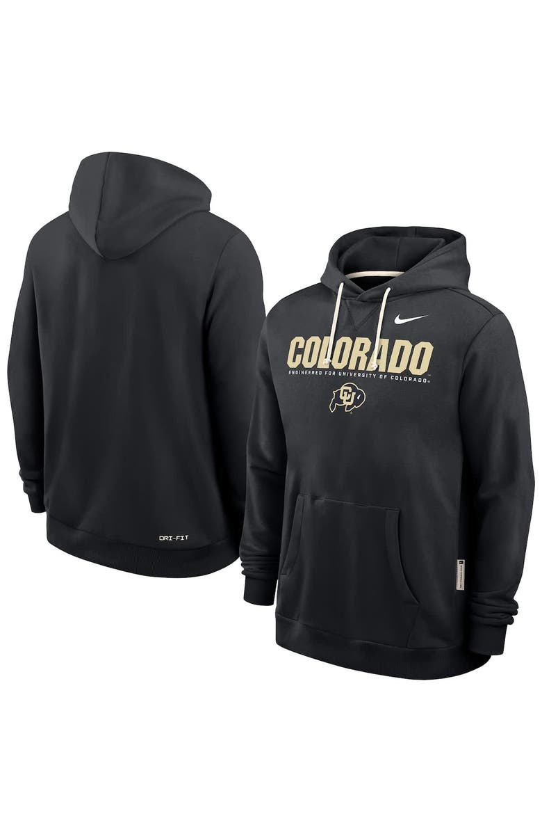 Nike Men's Nike Black Colorado Buffaloes 2025 Sideline Standard Issue Dri-FIT Hoodie, Alternate, color, Black
