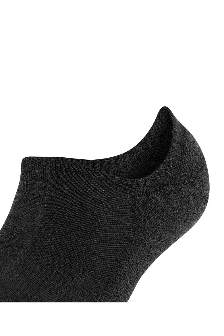 Keep Warm Wool No Show Socks, Alternate, color, Black