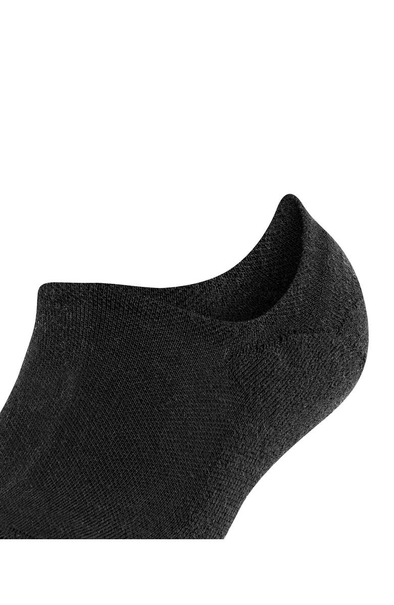 Falke Keep Warm Wool No Show Socks, Alternate, color, Black