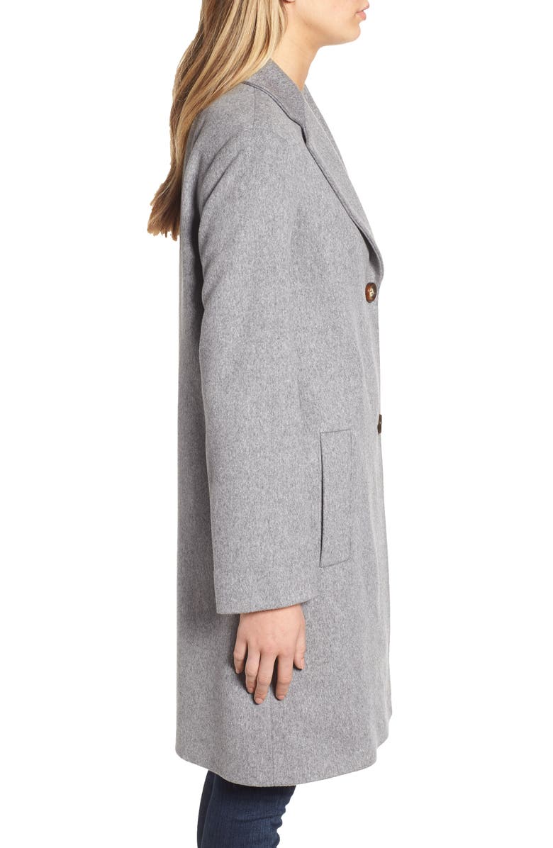 Fleurette Loro Piana Wool Long Coat, Alternate, color, 