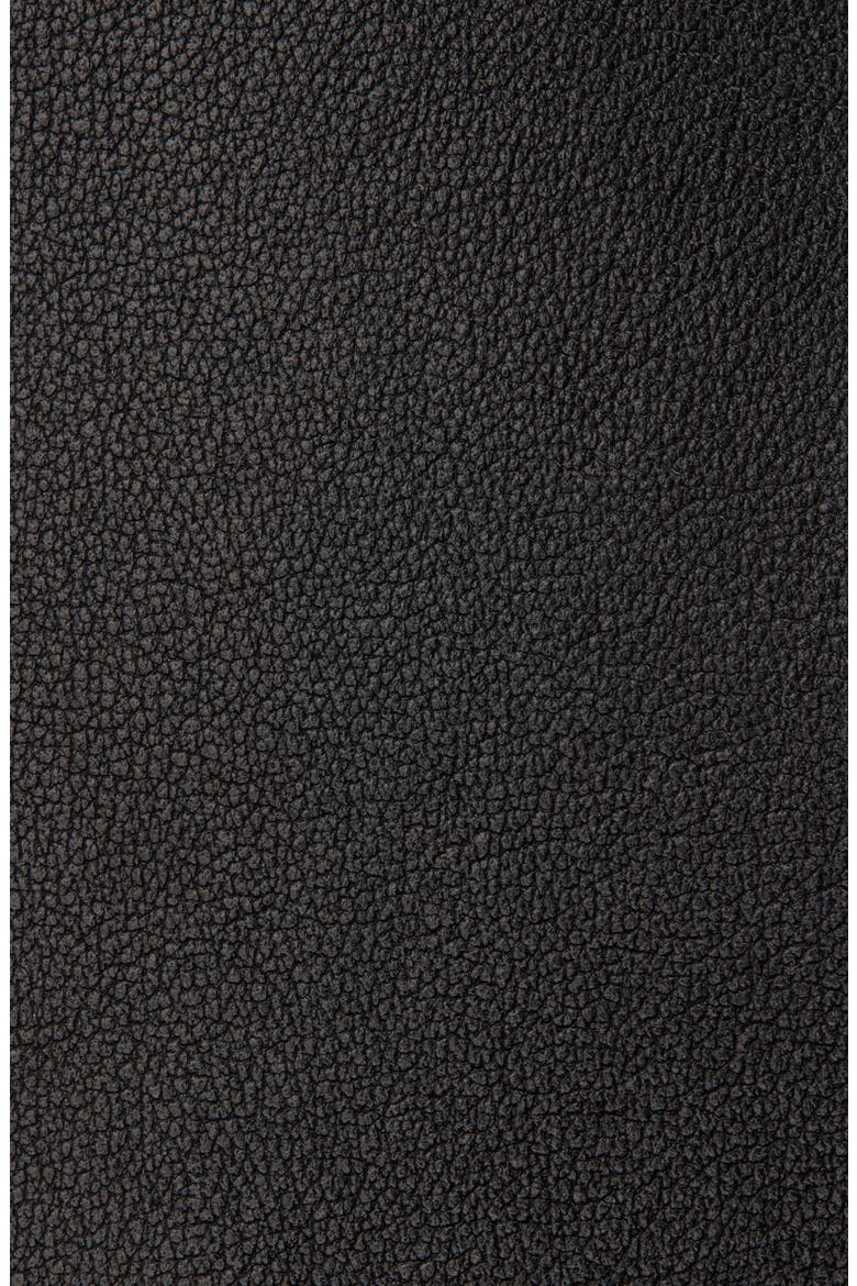 Windsor Knot Leather Belt, Alternate, color, BLACK