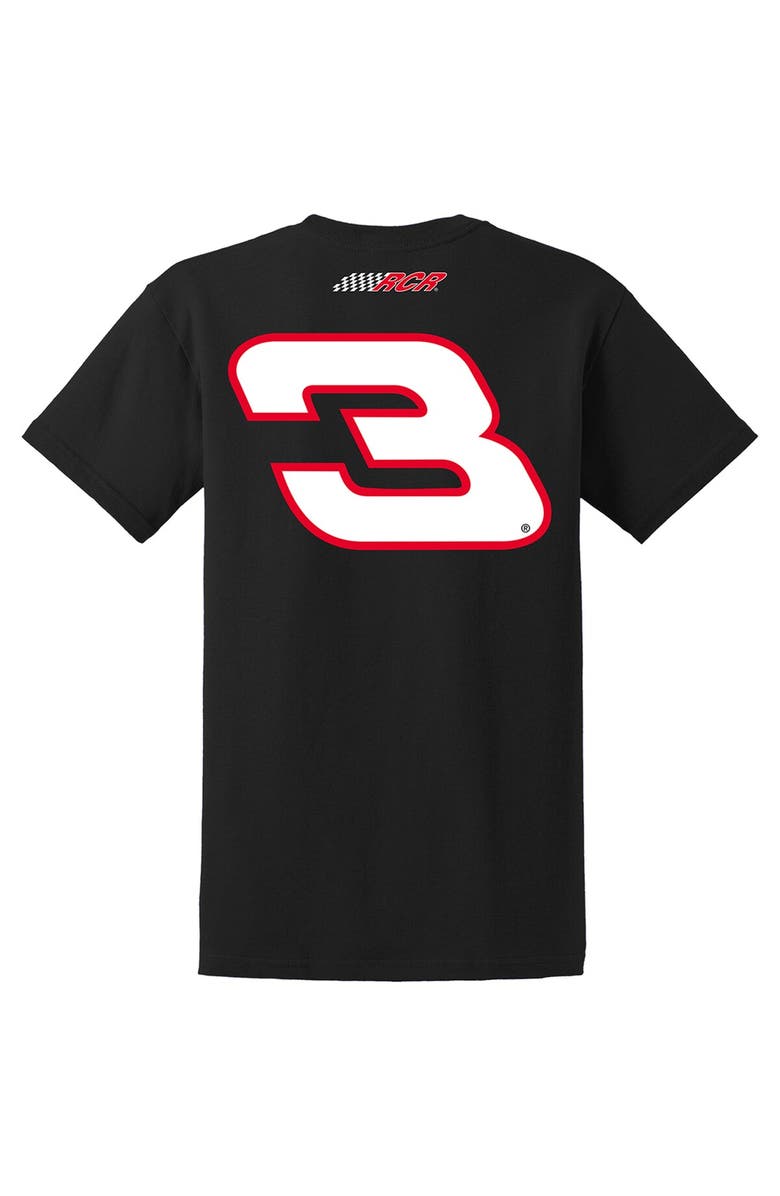 NASCAR Men's Richard Childress Racing Team Collection Black Dale Earnhardt Goodwrench Service Plus Sponsor Lifestyle T-Shirt, Alternate, color, Black