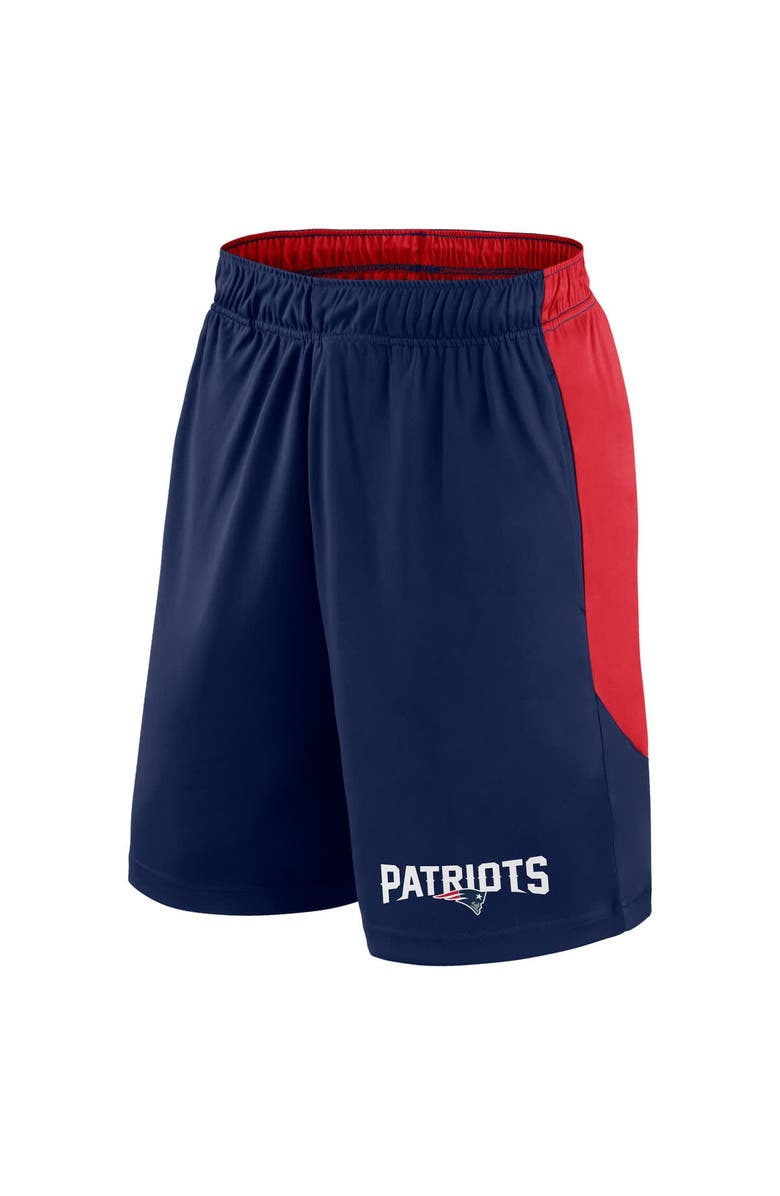 FANATICS Men's Fanatics Navy/Red New England Patriots Launch Shorts, Alternate, color, Navy