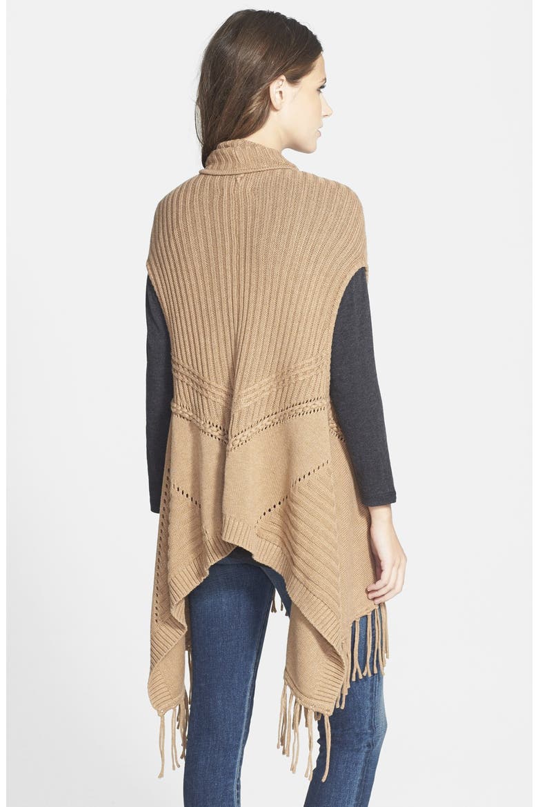 'Lena' Vest, Alternate, color, CAMEL