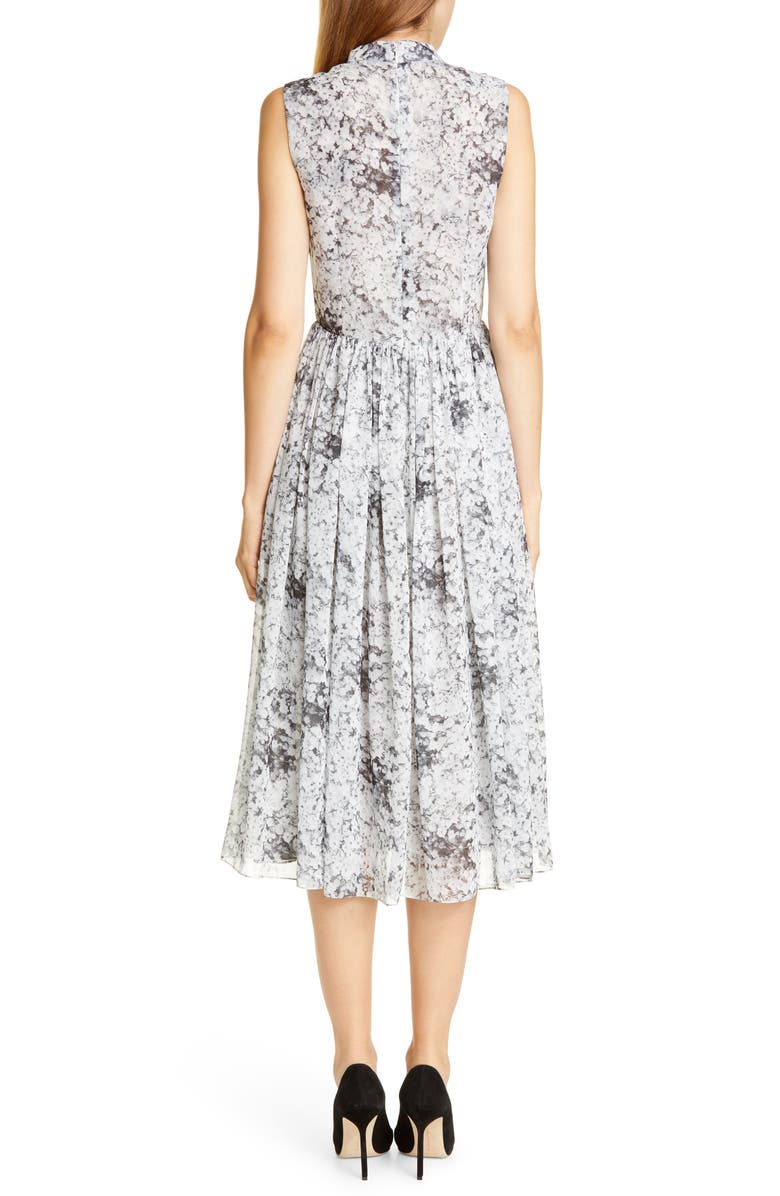 Adam Lippes Baby's Breath Print Midi Dress, Alternate, color, 