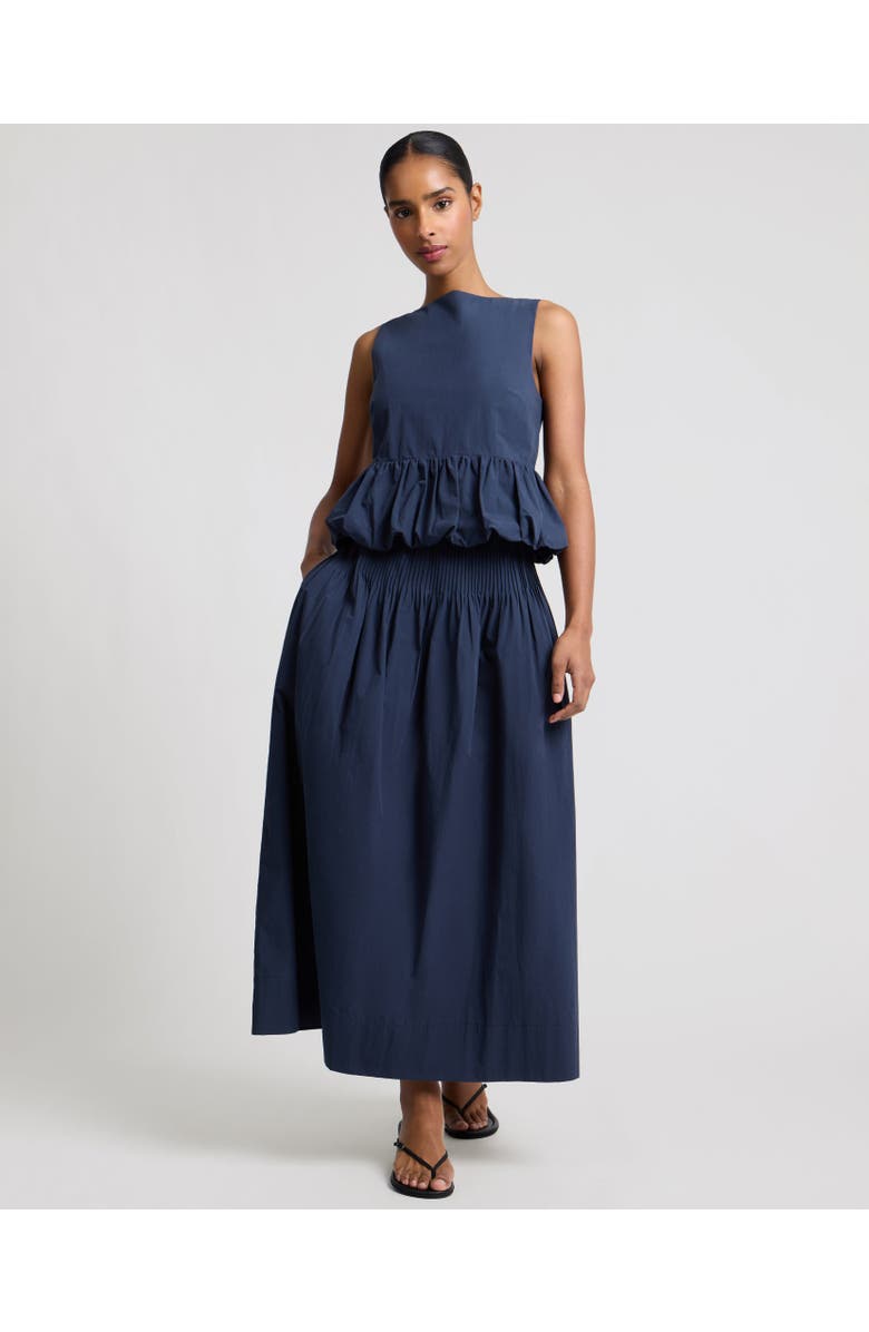 Onia Boatneck Bubble Top, Alternate, color, Noir Navy