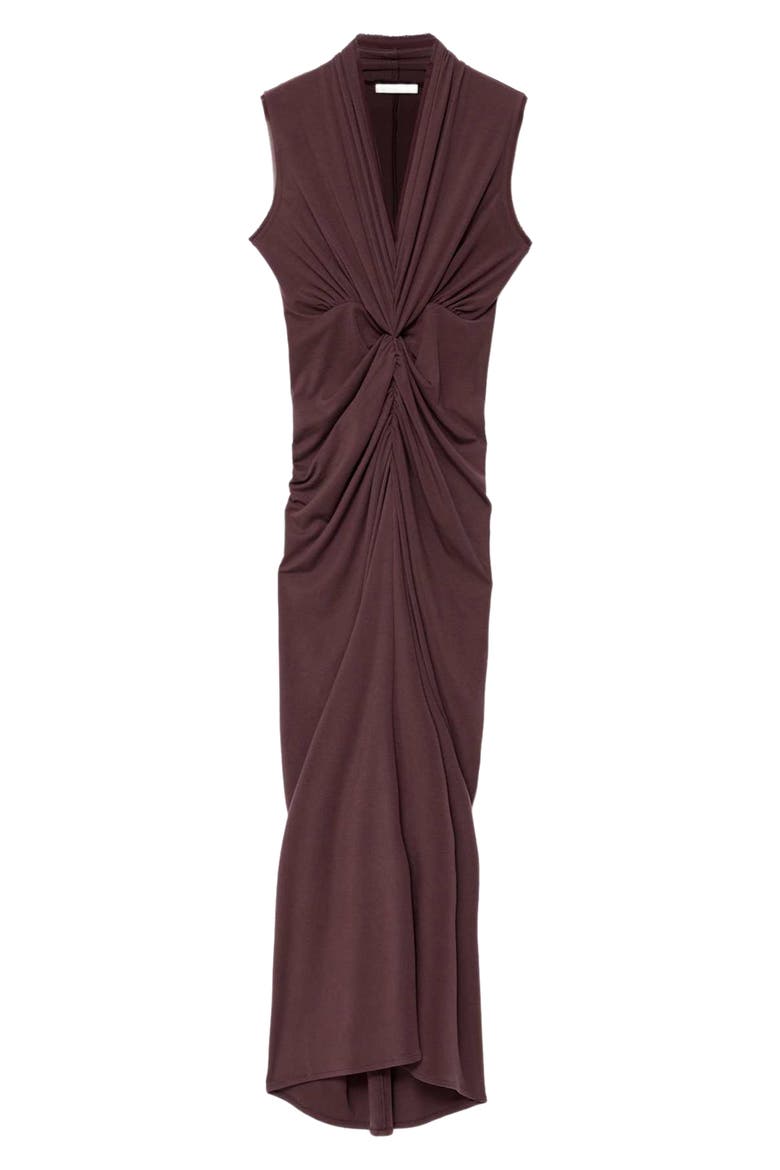 Dariya Sleeveless V-Neck Dress, Alternate, color, OXBLOOD RED