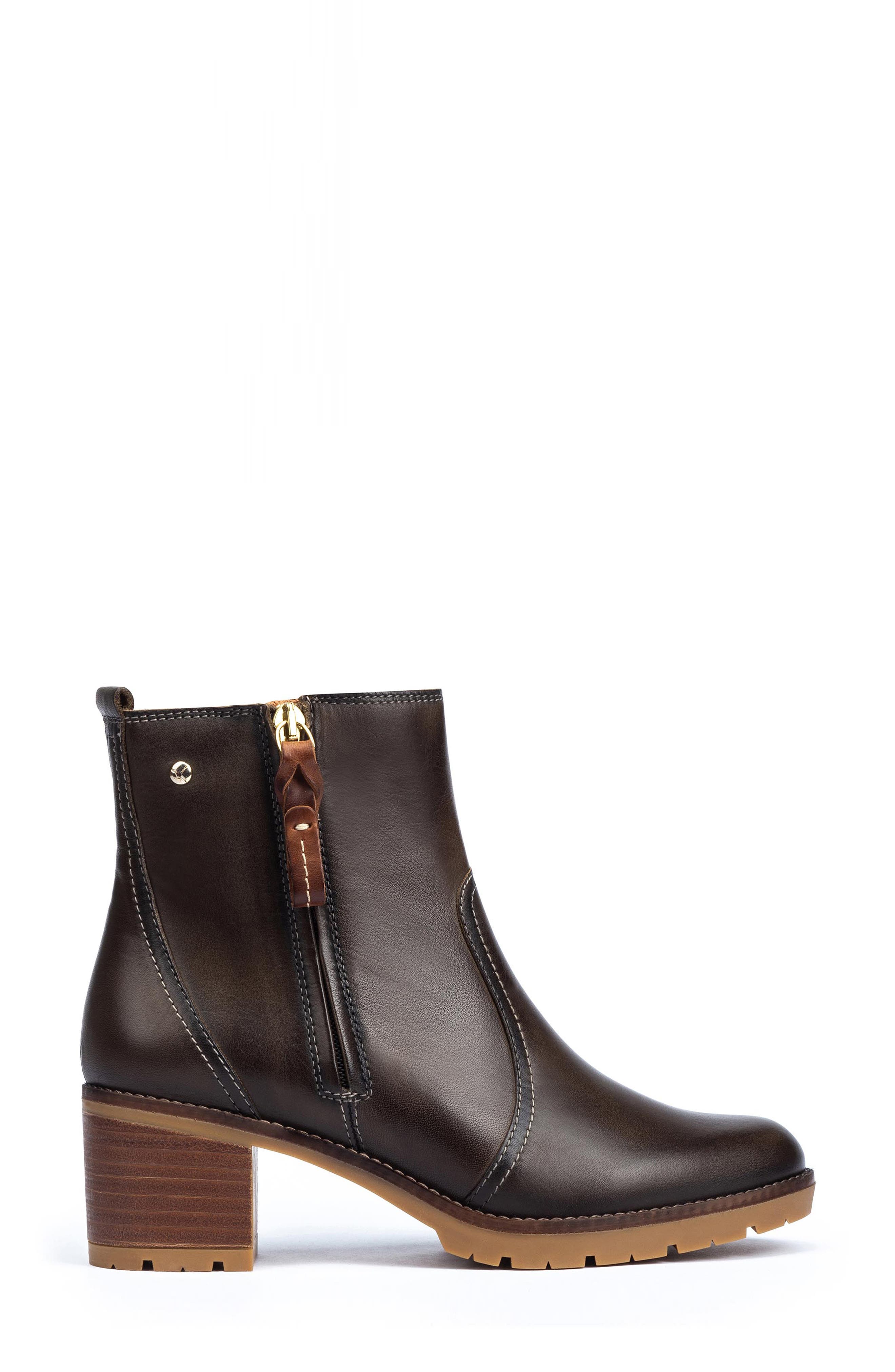 Llanes Stitched Bootie, Main, color, BROWN/ BROWN