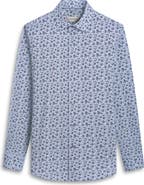 Bugatchi James OoohCotton® Leaf Print Button-Up Shirt
