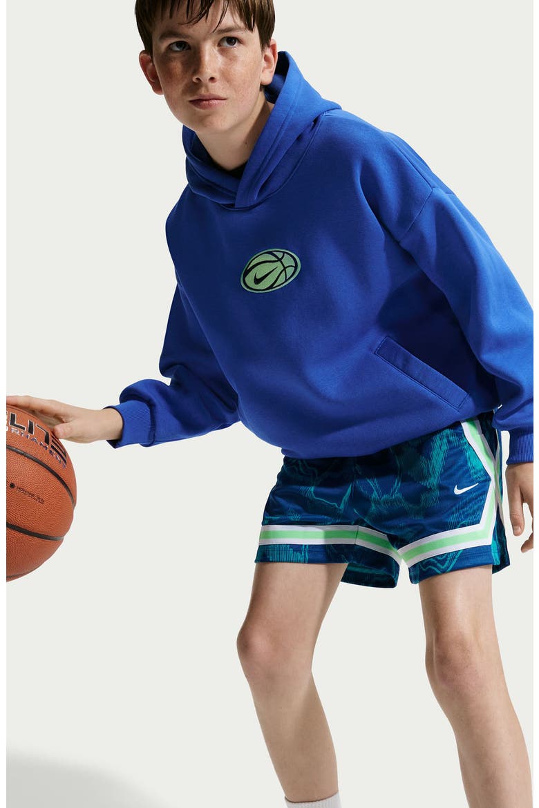 Kids' Dri-FIT Performance Basketball Shorts, Alternate, color, GAME ROYAL/ WHITE