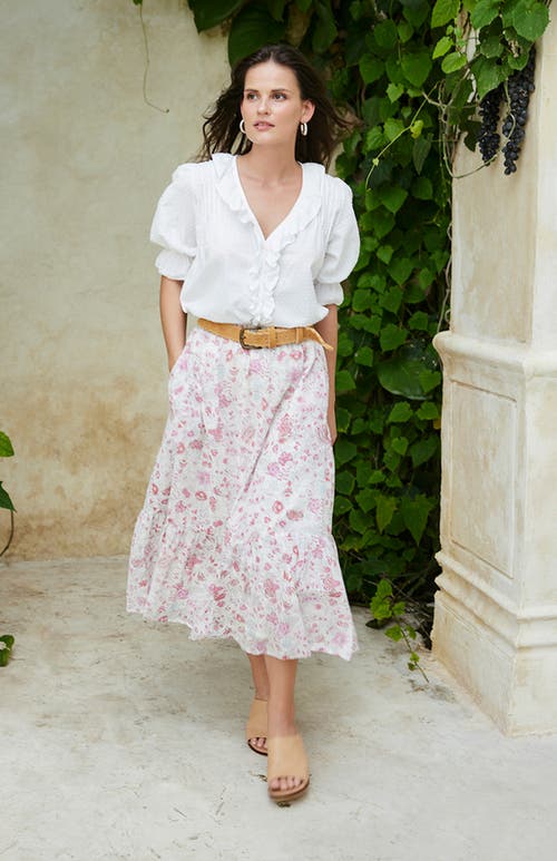 Paneros Clothing Wren Tiered Midi Skirt
