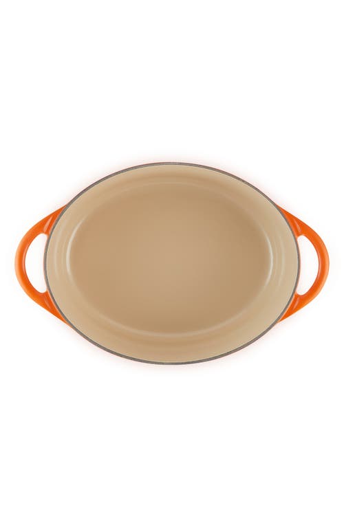 Le Creuset Enamel Cast Iron Doufeu In Orange