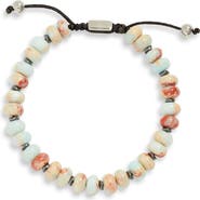 CLIFTON WILSON Men's Pastel Stone Beaded Bracelet