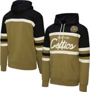 Mitchell & Ness Men's Mitchell & Ness Olive Boston Celtics Double Clutch Head Coach Hoodie