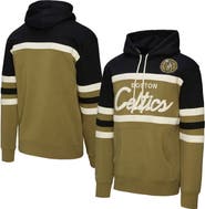 Mitchell & Ness Men's Mitchell & Ness Olive Boston Celtics Double Clutch Head Coach Hoodie