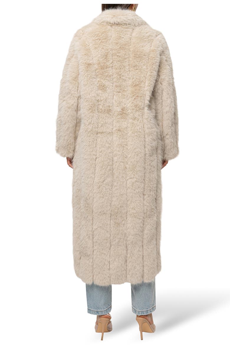 JLUXLABEL Manhattan Faux Fur Coat, Alternate, color, Beige