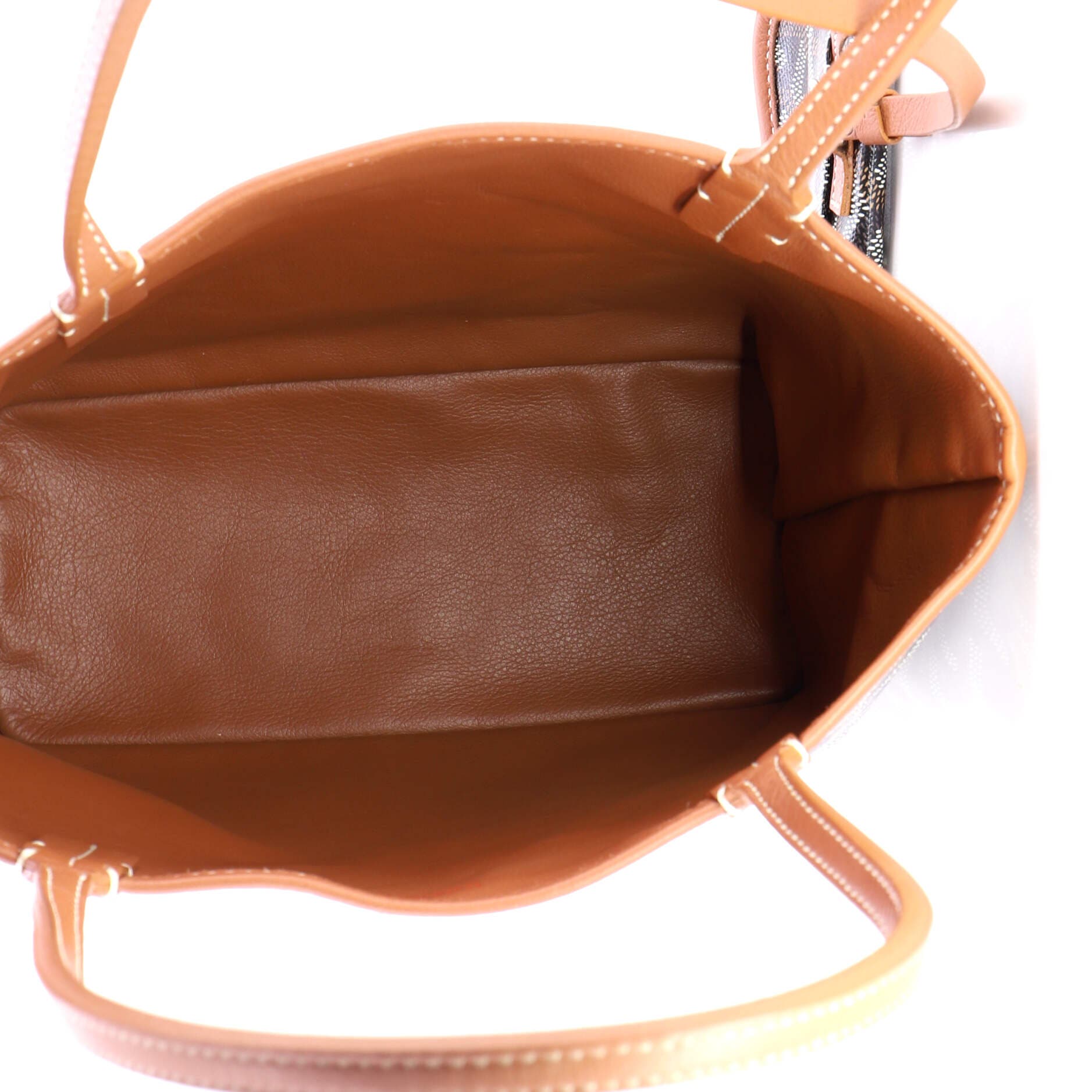 Pre-Owned Goyard Anjou Reversible Tote Coated Canvas Mini, Alternate, color, Brown