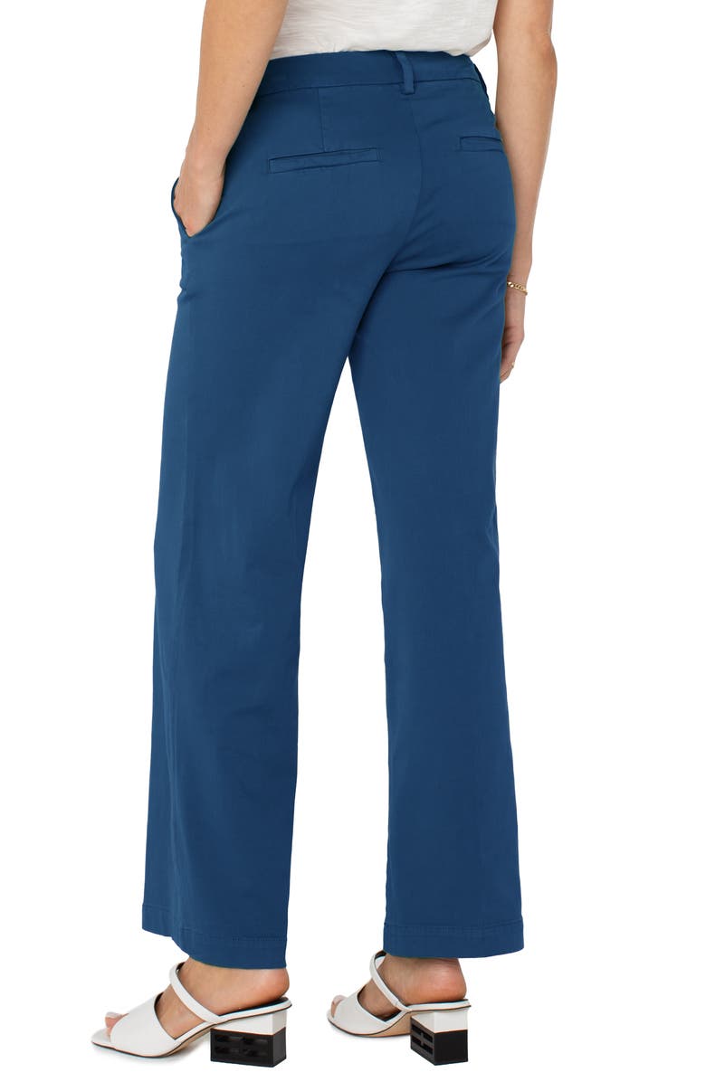 Liverpool Los Angeles Kelsey Wide Leg Knit Pants, Alternate, color, Goddess Blue