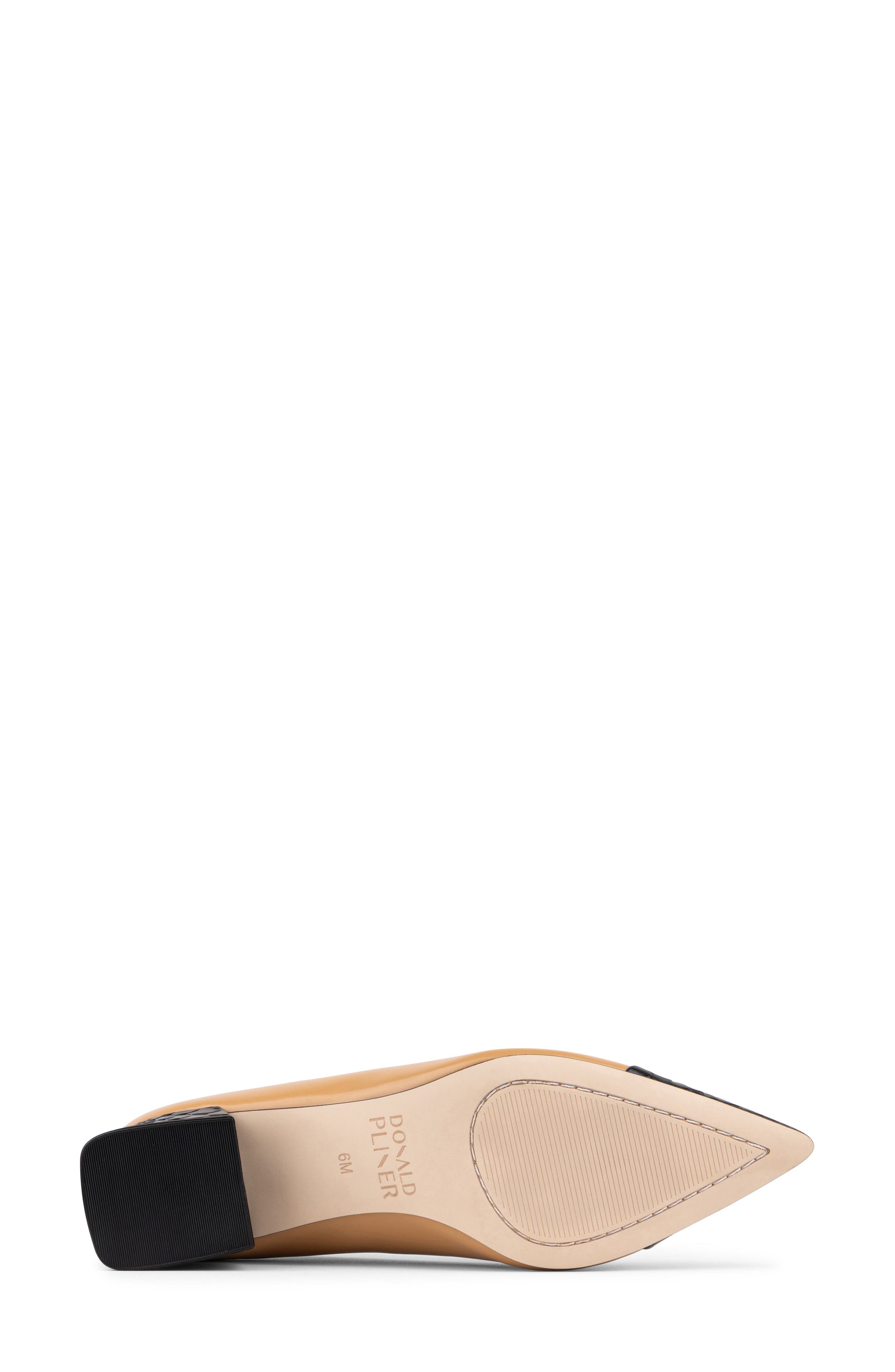 Cap Toe Pump, Alternate, color, CAMEL/ BLACK